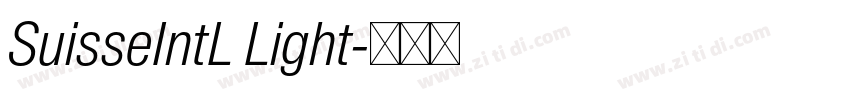SuisseIntL Light字体转换 SuisseIntL Light字体转换